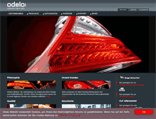 Tablet Screenshot of odelo.net