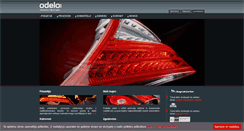 Desktop Screenshot of odelo.si